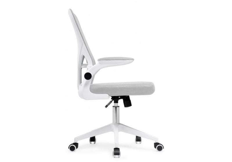 Офисное кресло Konfi light gray / white (60x66x102)