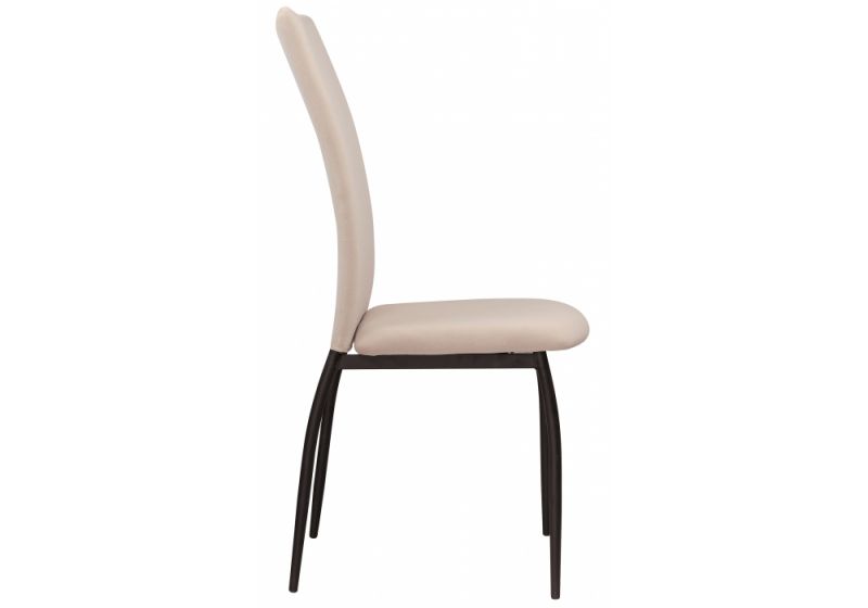 Стул на металлокаркасе Tod beige / black (43x52x101)