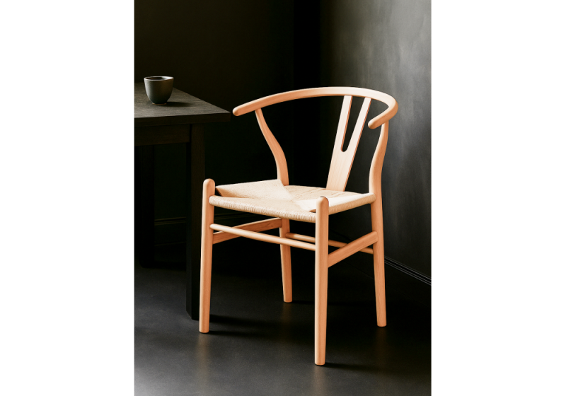 Стул деревянный Arcus wood / beige (48,5x55x78)