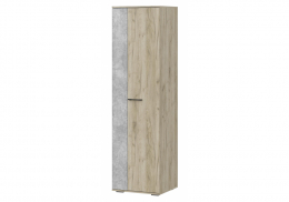 Шкаф Вальс ШК-600 дуб крафт серый / бетонный камень (60x50x212)